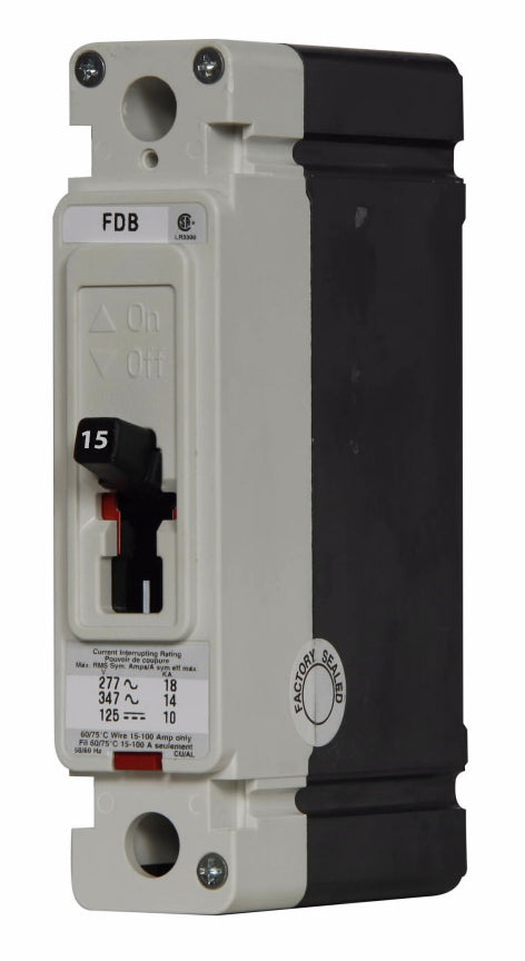 FDB1015L - Eaton - 15 Amp Molded Case Circuit Breaker