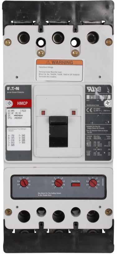 HMCP400J5X - Eaton Molded Case Circuit Breakers