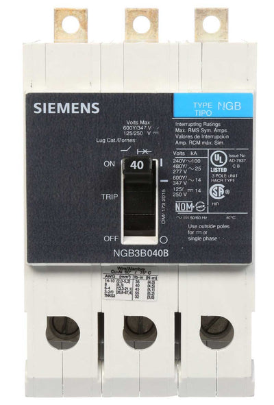 NGB3B040B - Siemens - Molded Case Circuit Breaker