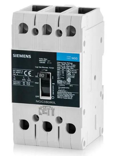 NGG3B080 - Siemens - Molded Case Circuit Breaker
