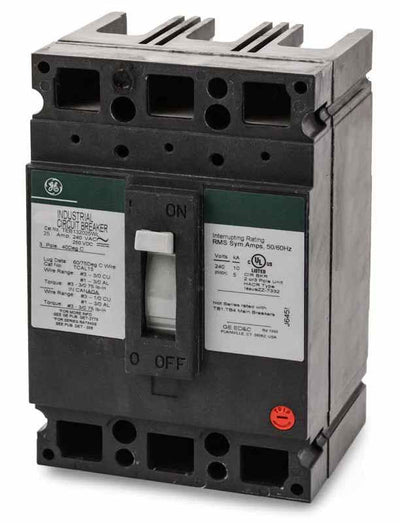 TEB132025 - GE 25 Amp 3 Pole 240 Volt Molded Case Circuit Breaker