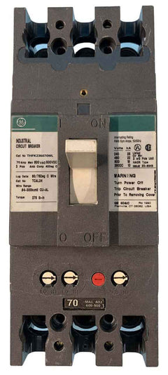 THFK236070WL - General Electrics - Molded Case Circuit Breakers
