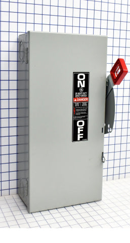 THN3363 - GE 100 Amp 3 Pole 600 Volt Disconnect and Safety Switch
