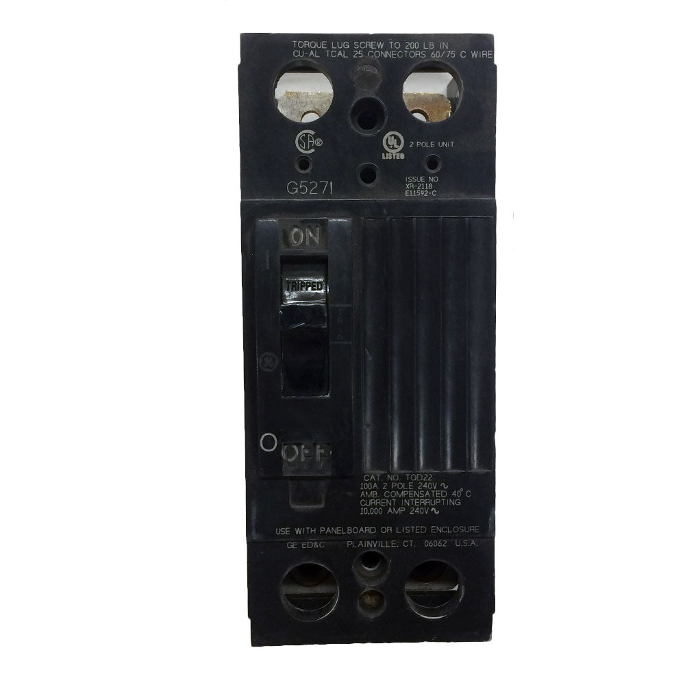TQD22100WL - GE - Molded Case Circuit Breaker