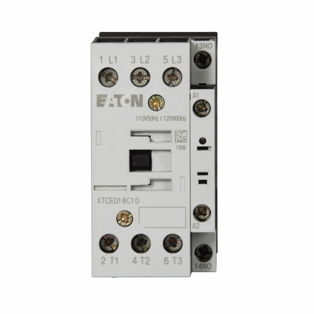 XTCE018C10TD - Eaton Cutler-Hammer 18 Amp 3 Pole 600 Volt Magnetic Contactor