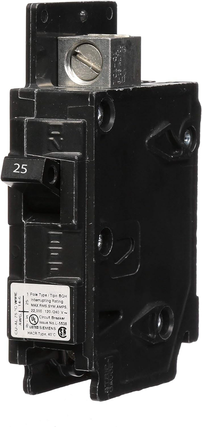 BQ1B025H - Siemens - 25 Amp Molded Case Circuit Breaker
