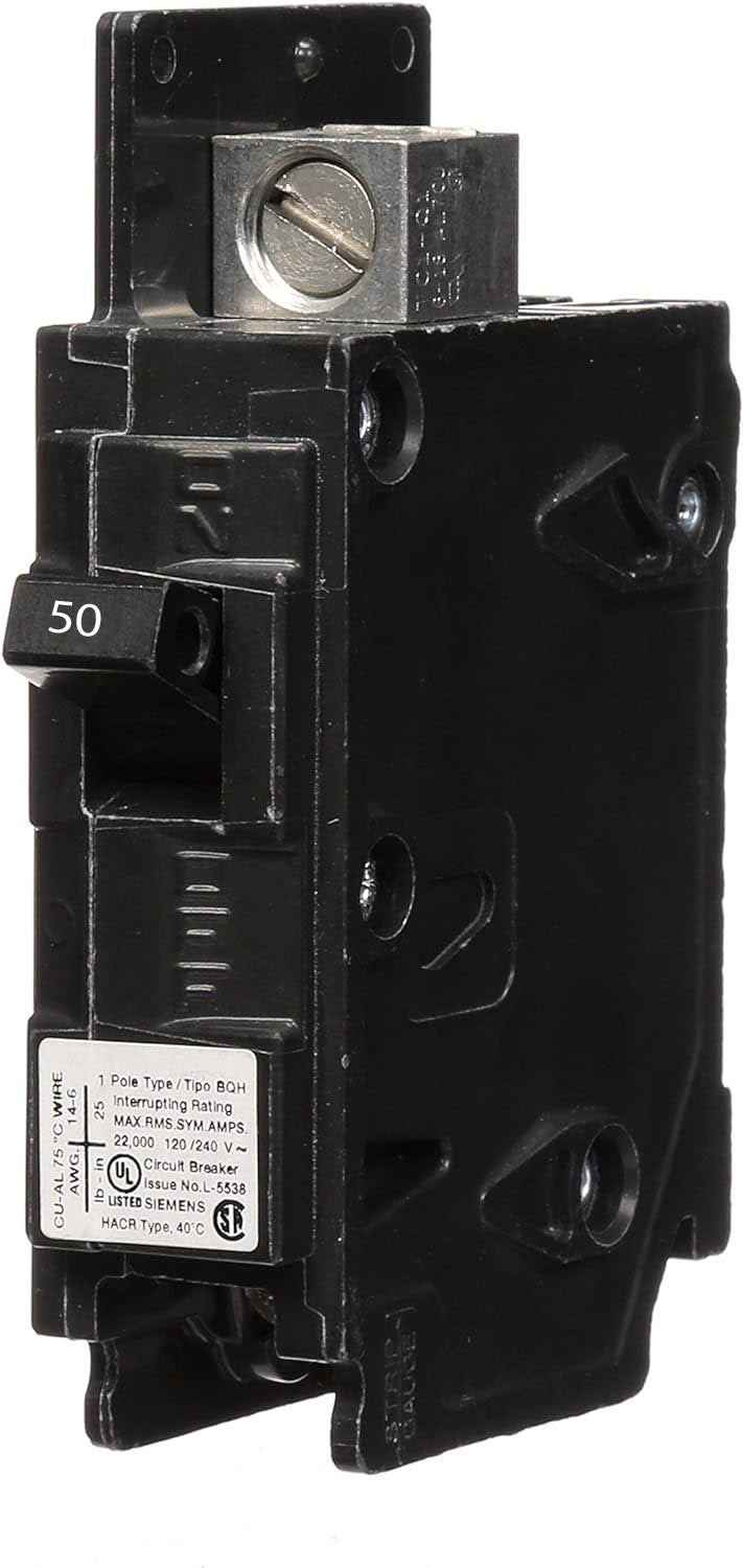 BQ1B050H - Siemens - 50 Amp Molded Case Circuit Breaker