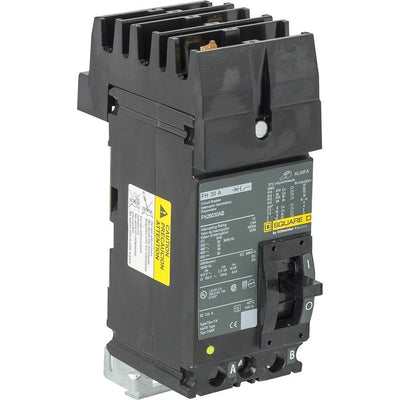 FH26030AB - Square D 30 Amp 2 Pole 600 Volt Molded Case Circuit Breaker