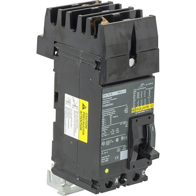 FH26070AC - Square D 70 Amp 2 Pole 600 Volt Molded Case Circuit Breaker