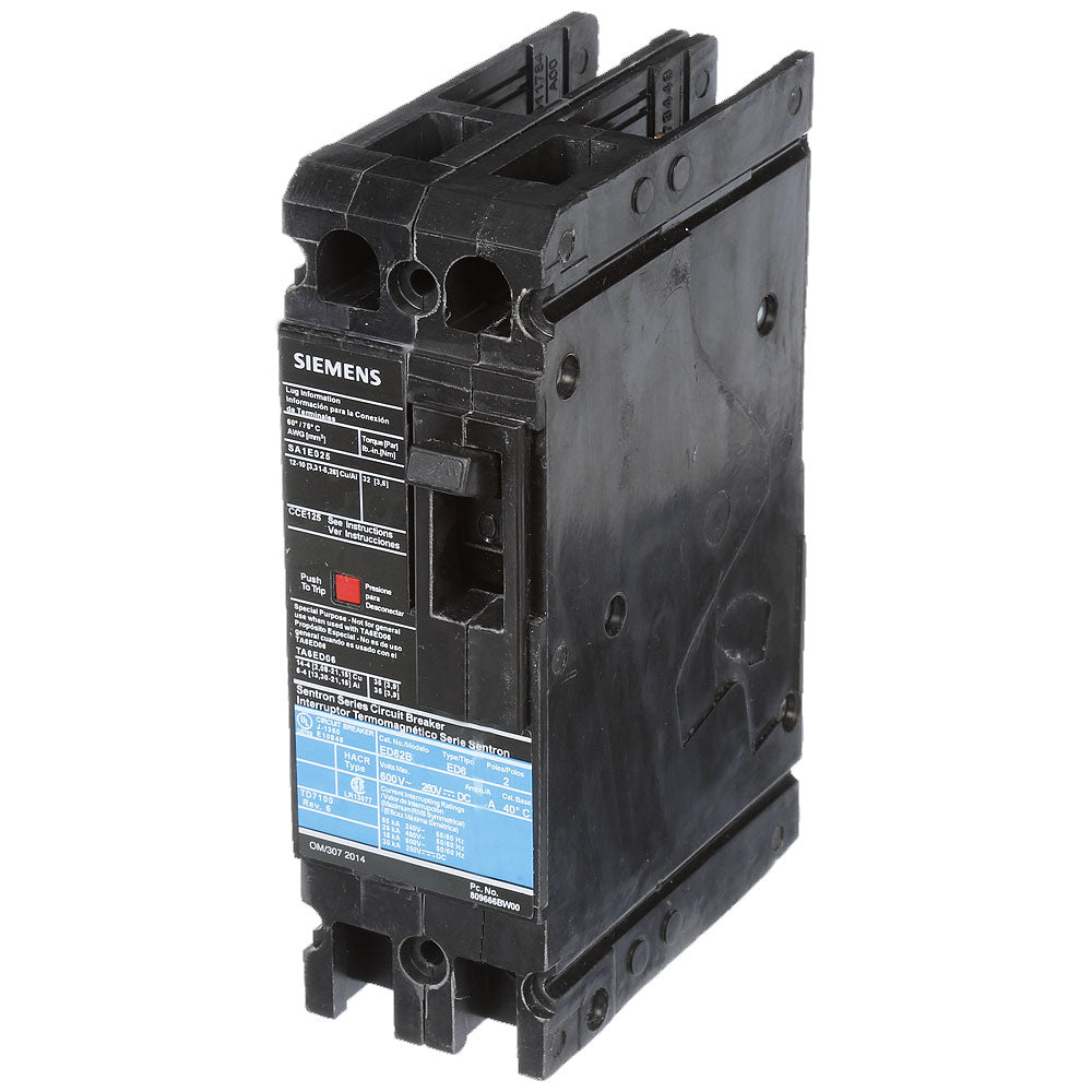 ED62B020L - Siemens - Molded Case Circuit Breaker