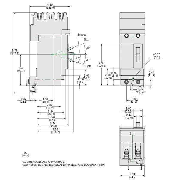 HDA260601 - Square D - Molded Case Circuit Breaker