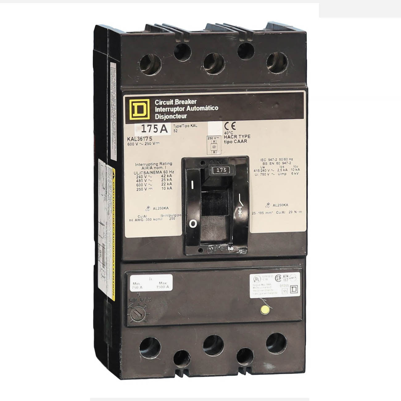 KAL36175 - Square D - Molded Case Circuit Breaker