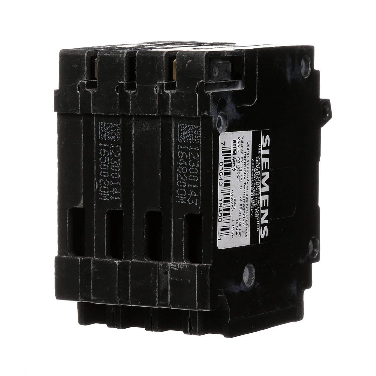 Q21530CT - Siemens - 30 Amp Quad Circuit Breaker