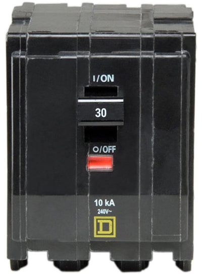 QO330 - Square D 30 Amp 3 Pole Circuit Breaker