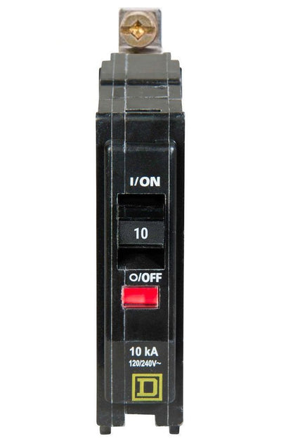 QOB110 - Square D 10 Amp Single Pole Bolt-On Circuit Breaker
