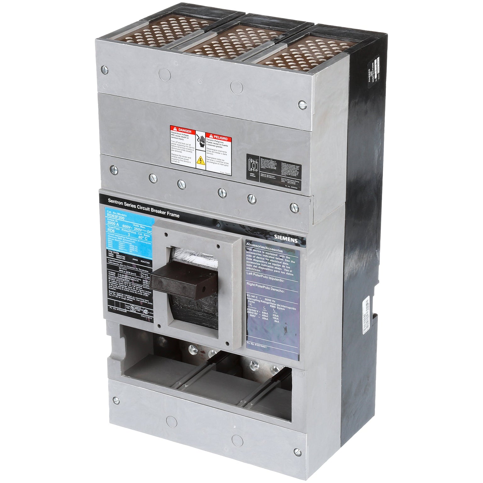 HRD63F200 - Siemens - Molded Case Circuit Breaker