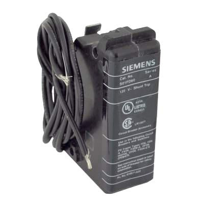 S04FD60 - Siemens 480 Volt Molded Case Circuit Breaker Shunt Trip