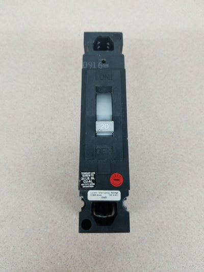 TEB111020 - GE 20 Amp 1 Pole 120 Volt Molded Case Circuit Breaker General Electric Lug