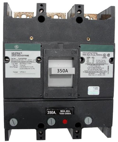 TJK436350WL - GE 350 Amp 3 Pole 600 Volt Molded Case Circuit Breaker